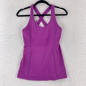 Lululemon Kanto Catch Me Tank Top Womens Size 6 Ultra Violet‎ Yoga Gym Workout